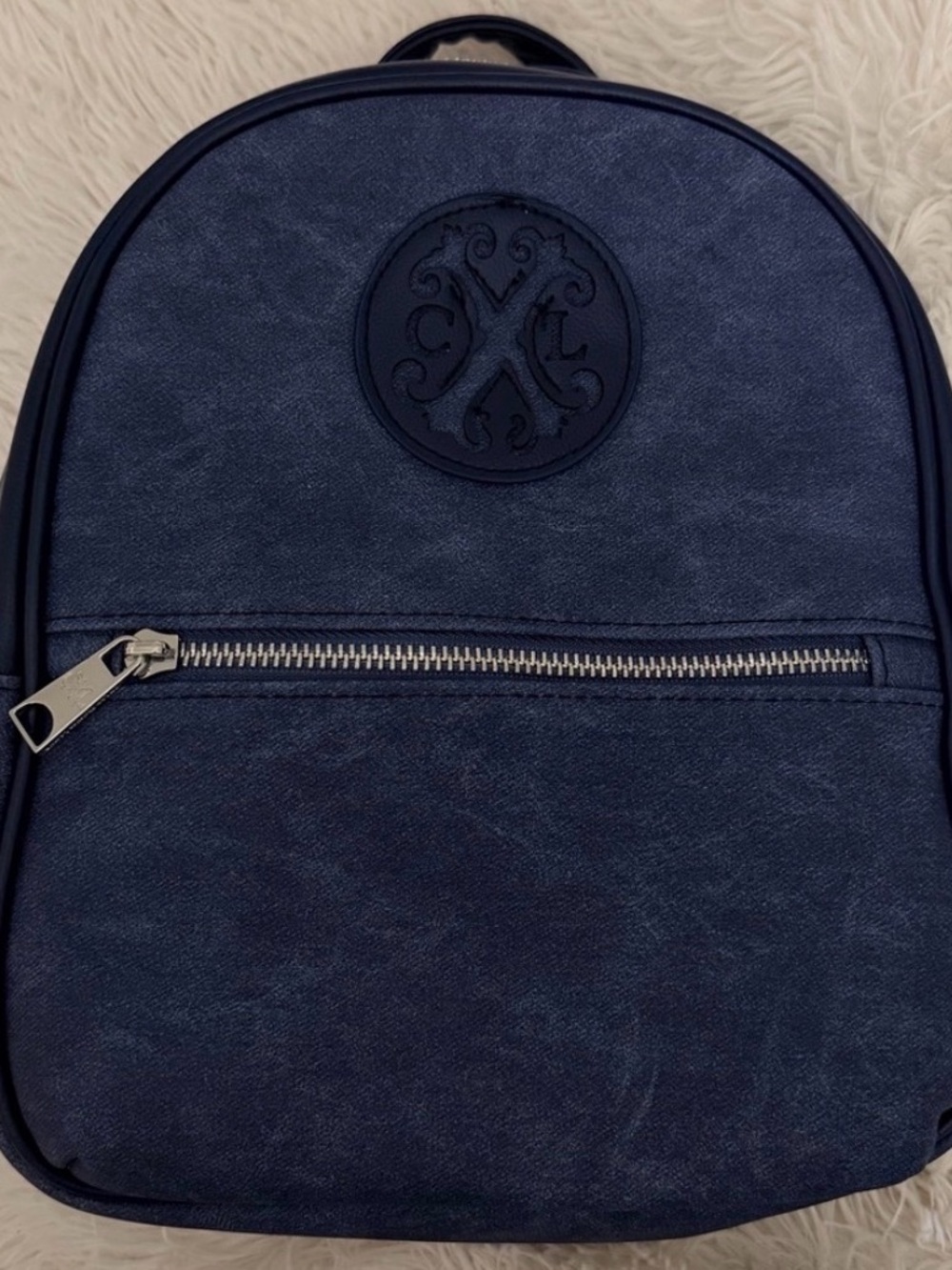 Christian Lacroix Marley Denim Backpack In Indigo Denim - NWT - CXLH24975-INDM